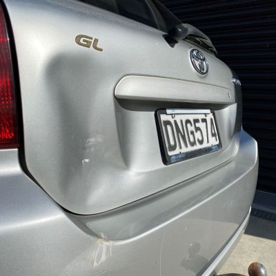 Silver Toyota After